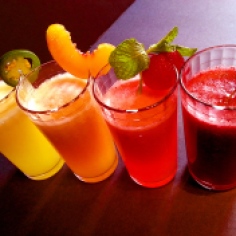 sparkling fruit sodas!